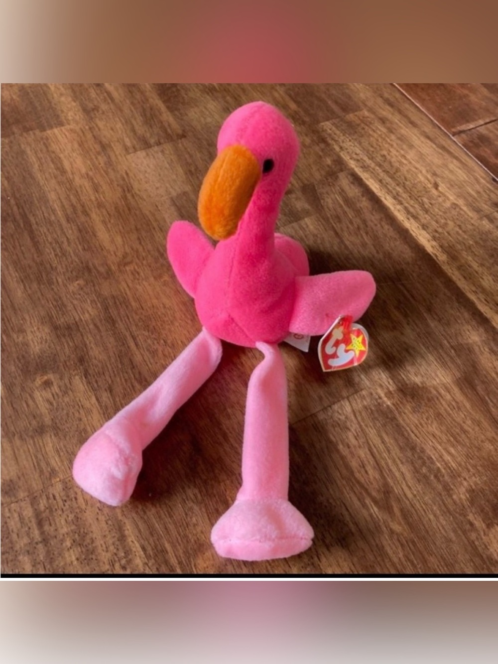 Ty Beanie Babies Pinky The Flamingo